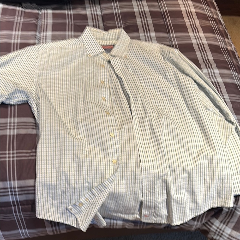 Vineyard Vines - Men's Green/Blue Shirt